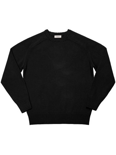 Saddle Crewneck Pullover _ Black - SORTIE - Modalova