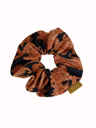 Printing Scrunchie - Red Jacquard - OVLA - Modalova