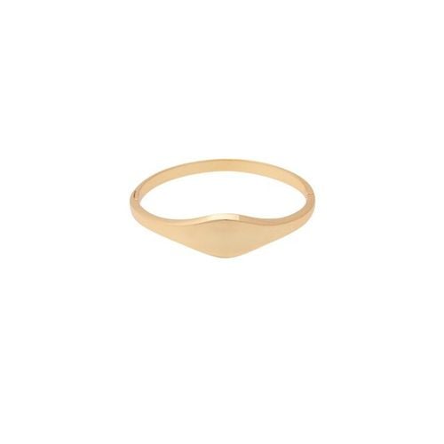 Signet Hinge Gold Bracelet - viollina - Modalova