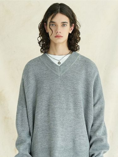 V-neck Overfit Knit - AVANDRESS - Modalova