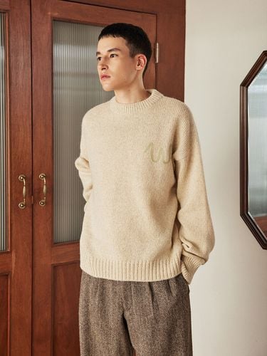 Oversized Mohair Knit Pullover [] - whatever we want - Modalova