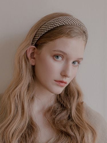 Houndstooth Headband JP-22-193HB _ 2 Colors - Jean Paul Clarisse - Modalova