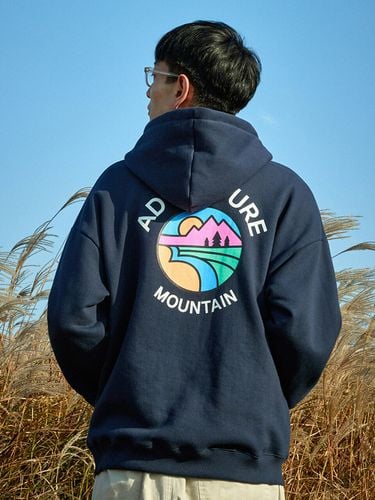 Circle Mountain Hoodie (4 Colors) - Fluke - Modalova