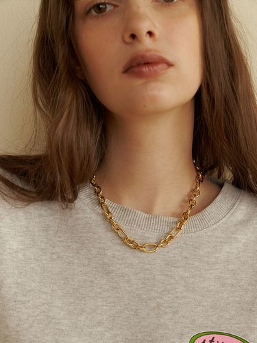 Mimi Bold Cable Chain Necklace - MZUU - Modalova