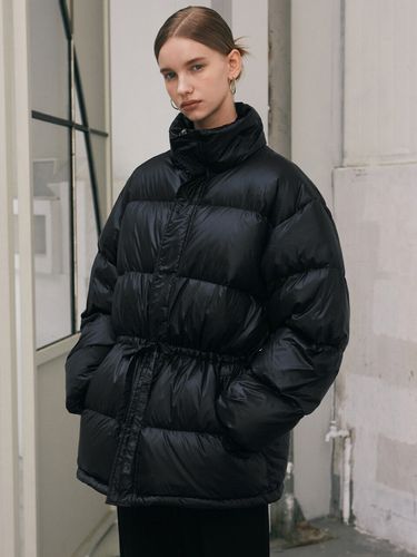 Waist Minimal Padded Jacket _Black - NICK&NICOLE - Modalova