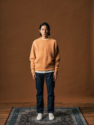 E-Banff Pullover Knit (Tangerine) - EDWARDMAX - Modalova