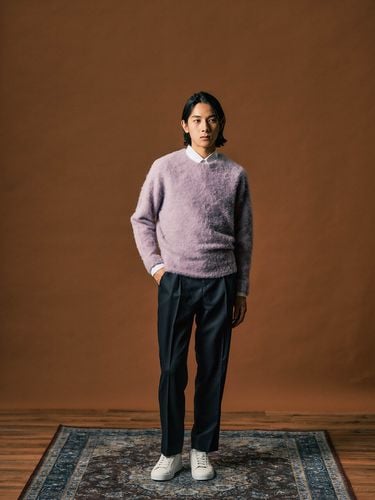 E-Banff Pullover Knit (M.Purple) - EDWARDMAX - Modalova