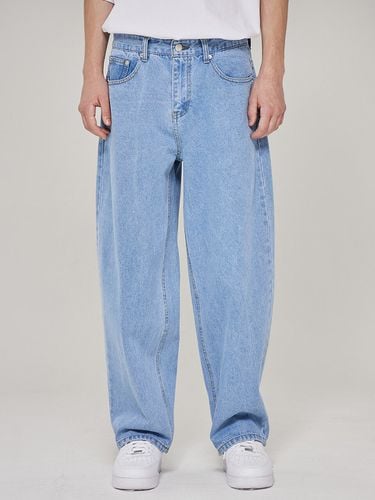 Wide-fit Tapered Denim Pants [] - DEEP SENSE - Modalova