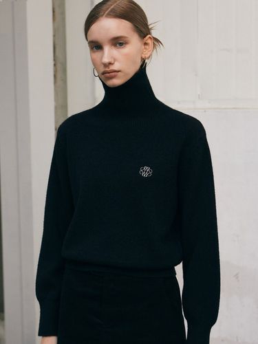 Nicole Volume Turtleneck Knit Sweater _Black - NICK&NICOLE - Modalova