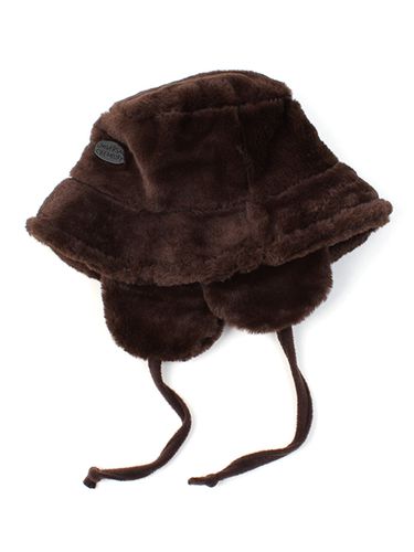 Fur Earflap Bucket Hat (Brown) - Universal chemistry - Modalova