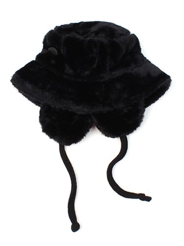 Fur Earflap Bucket Hat (Black) - Universal chemistry - Modalova