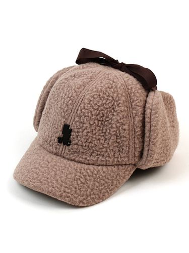 Thunder Fleece Earflap Cap (Beige) - Universal chemistry - Modalova