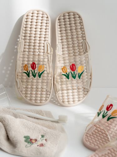 Simple Tulip Bathroom Slippers - DECOVIEW - Modalova