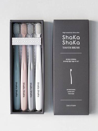 Shaka Shaka Toothbrush Set (4P) - DECOVIEW - Modalova