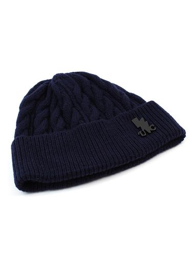 Wool Twist Short Beanie (Navy) - Universal chemistry - Modalova