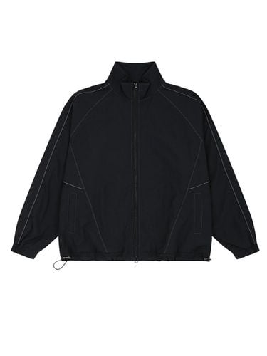 Recycle Piping Wind Breaker (Black) - ORDINARY PEOPLE - Modalova