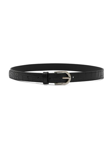 Logo Croc Leather Belt - REORG - Modalova