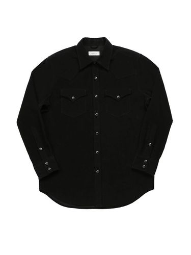 Corduroy Western Shirts [Black] - SORTIE - Modalova