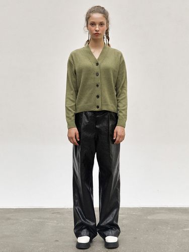 Leather Slacks_Black - RAIVE - Modalova