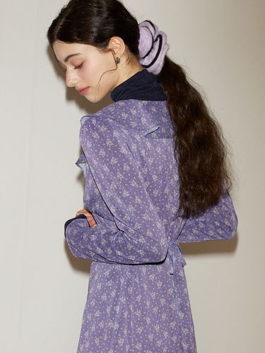 Hairy Scrunchie_Purple - SALON DE YOHN - Modalova