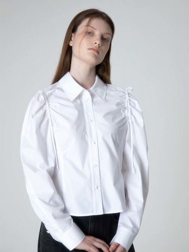 Ribbon Detail Blouse_White - RAIVE - Modalova