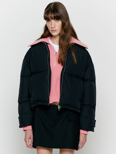 Short Down Puffer Jacket - Black - BEMUSE MANSION - Modalova