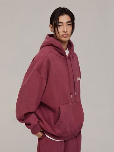 Logo Fleece Hoodie [Wine] - GAC - Modalova