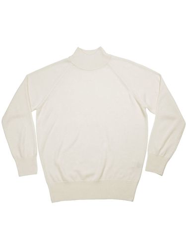 Extrafine Merino Wool Mock Neck T-Shirt - SORTIE - Modalova