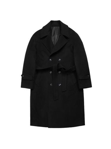 Cashmere Double Coat _ Black - SORTIE - Modalova