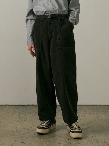 Two-Way Corduroy Pants _ Dark Gray - endoor - Modalova