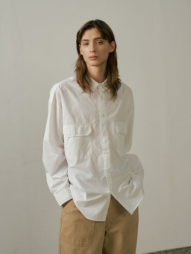 Garment-Dyed Classic Shirt _ White - endoor - Modalova