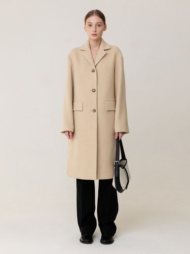 Boucle Single Coat _ Soft Beige - KINDERSALMON - Modalova