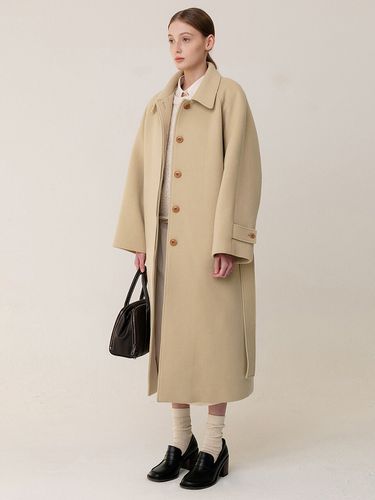 Cashmere Single Overfit Coat _ - KINDERSALMON - Modalova