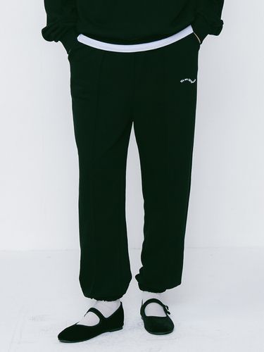 Pintuck Wave Sweatpants_Black - LOSSYROW - Modalova