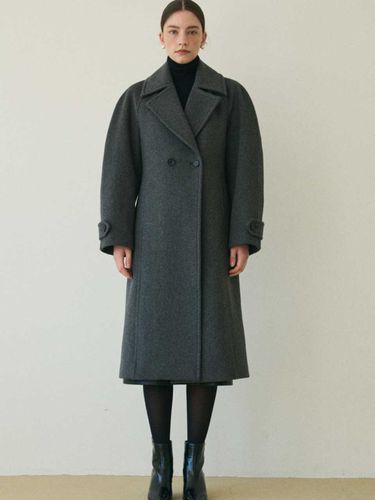 Volume Wool Coat - Charcoal - Le abonne - Modalova