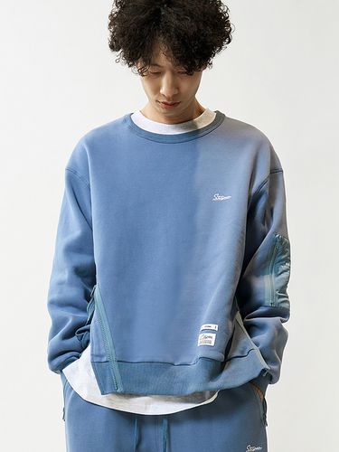 Oversized Fleece-Back Heavy Sweatshirt _ - STIGMA - Modalova