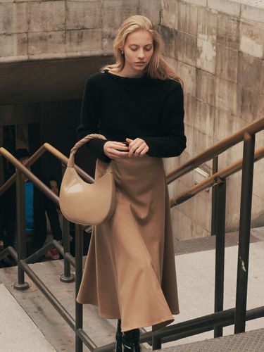 Flare Long Skirt _ Beige - ARTID - Modalova