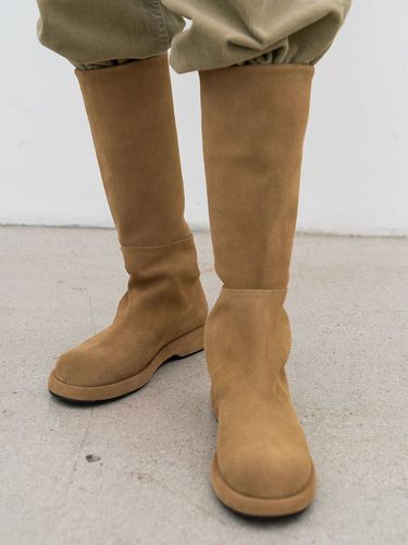 Roll Long Boots - Beige - FOIT - Modalova