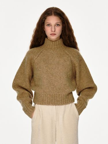 TWW Balloon Turtleneck Knit Top - 2 Colors - MOHAN - Modalova