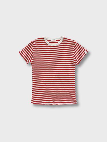 Stripe Waffle T-Shirt _Red - Studio Salt - Modalova