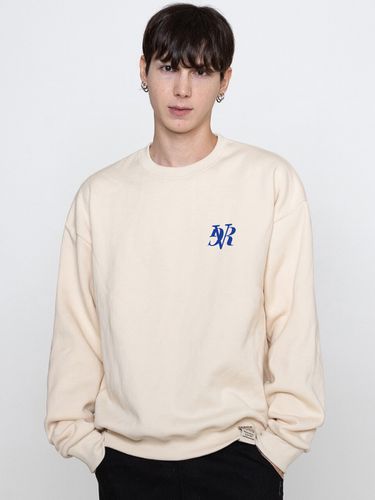 Small Lettering Logo Sweatshirt_Cream - GRAVER - Modalova