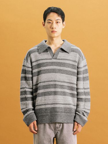 Striped Knitted Polo Shirt _ - Wrangler - Modalova