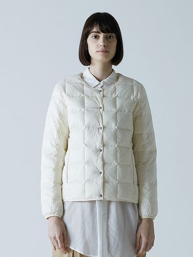 Collarless Quilted Down Jacket _ - TAION - Modalova