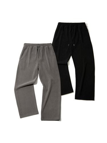 Corduroy Semi-wide Silhouette Pants [5color] - U&lc - Modalova