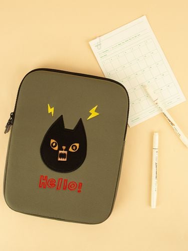 Embroidery Notebook Pouch (Black Cat) - ALL NEW FRAME - Modalova