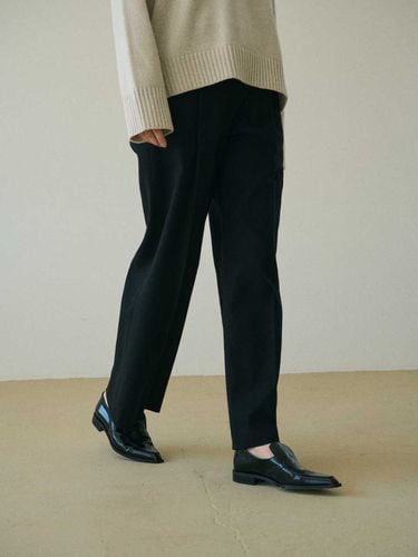 Classic Straight Slacks - Black - Le abonne - Modalova