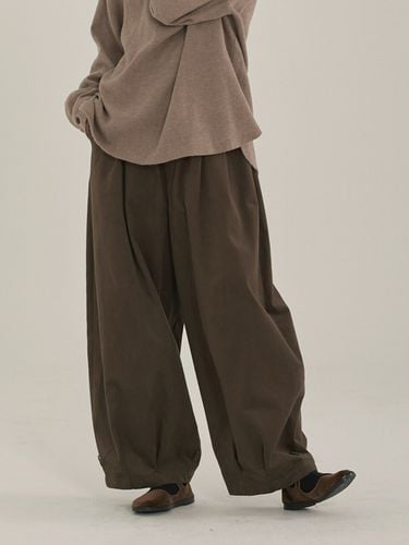 Unisex loop balloon pants brown - malen - Modalova