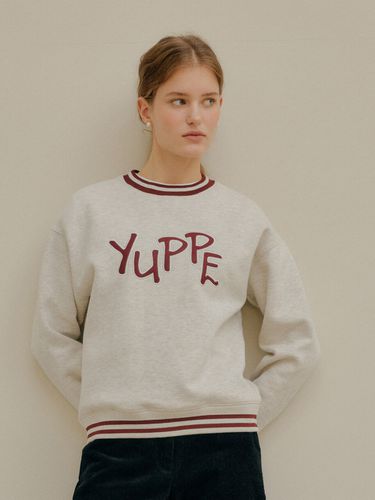 Lettering Sweatshirt - YUPPE - Modalova