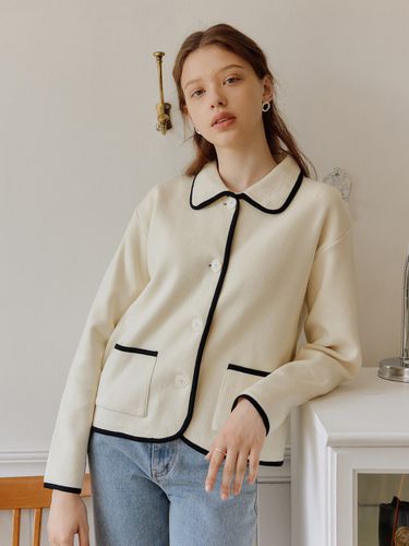 Line Knit Jacket - YUPPE - Modalova