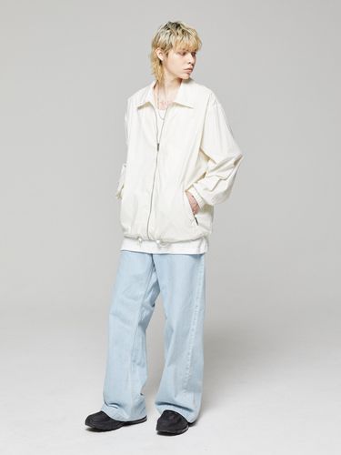 Coated-Cotton Zip-Up Jacket _ IVR - V2 - Modalova